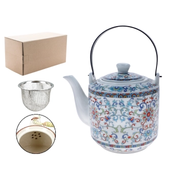 Czajnik ceramiczny z zaparzaczem