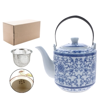 Czajnik ceramiczny z zaparzaczem