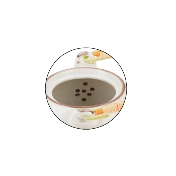 Czajnik ceramiczny z zaparzaczem - Owoce (CARMANI)