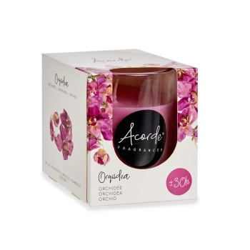 Świeca w szkle - Orchidea