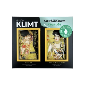 Kpl. 2 zapachów samochodowych - G. Klimt, Amore mio i Golden Lady  (CARMANI)