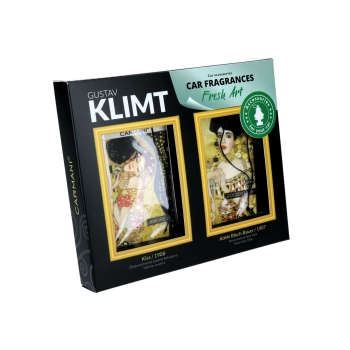 Kpl. 2 zapachów samochodowych - G. Klimt, Amore mio i Golden Lady  (CARMANI)