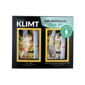 Kpl. 2 zapachów samochodowych - G. Klimt, Amore mio i Golden Lady  (CARMANI)