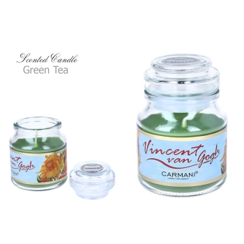 Świeczka zapachowa, american mały - V. van Gogh, Green Tea (CARMANI)