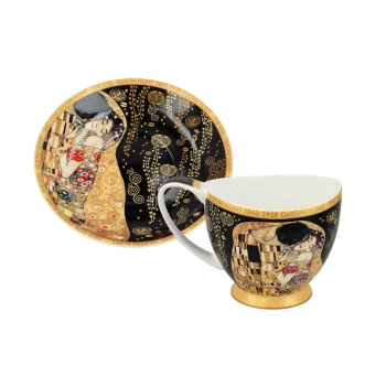 Filiżanka espresso Vanessa - G. Klimt, Pocałunek (CARMANI)