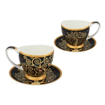 Filiżanka espresso Vanessa - G. Klimt, Drzewo życia (CARMANI)