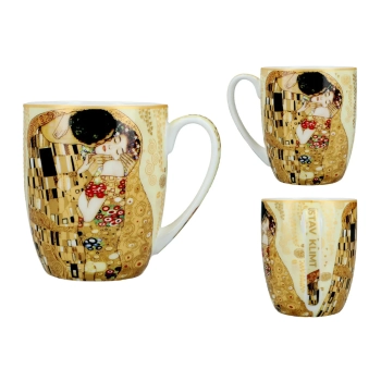 Kubek Camio - G. Klimt, Pocałunek (CARMANI)