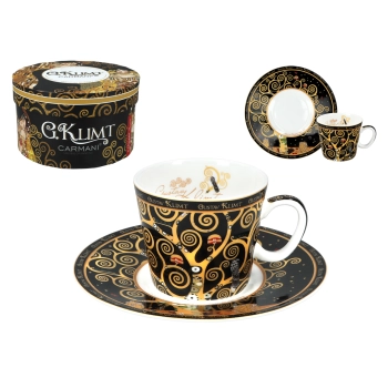 Filiżanka espresso - G. Klimt, Drzewo życia (CARMANI)