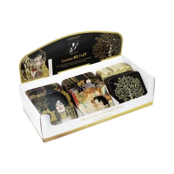 36 podkładek korkowych, display - G. Klimt, mix