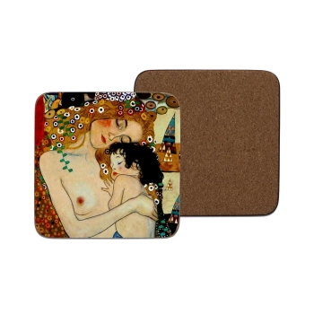 Kpl. 6 podkładek korkowych - G. Klimt, Macierzyństwo (CARMANI)