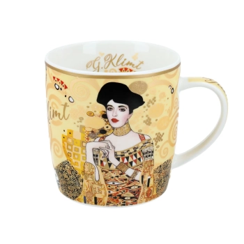 Kubek w puszce - G. Klimt, Adela, kremowe tło (CARMANI)