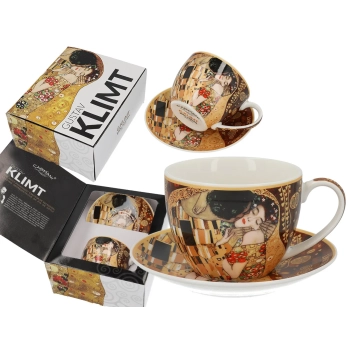 Filiżanka ze spodkiem - G. Klimt, Pocałunek (CARMANI)