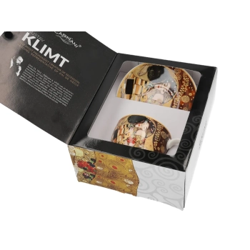 Filiżanka ze spodkiem - G. Klimt, Pocałunek (CARMANI)