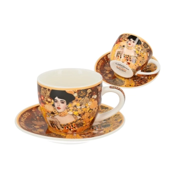 Filiżanka espresso ze spodkiem - G. Klimt, Adela (CARMANI)