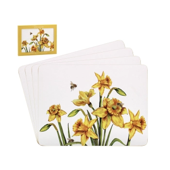 Kpl. 4 podkładek pod talerze - Bee-Tanical Daffodil
