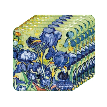 Display 36 podkładek korkowych - V. van Gogh, mix (CARMANI)