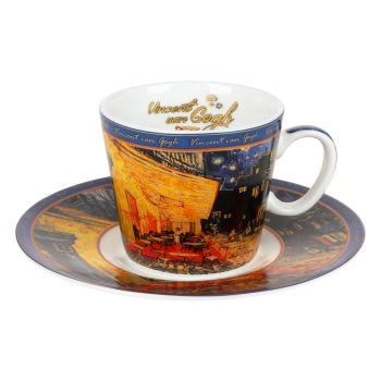 Filiżanka espresso - V. Van Gogh, Taras Kawiarni w Nocy (CARMANI)