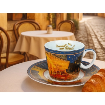 Filiżanka espresso - V. Van Gogh, Taras Kawiarni w Nocy (CARMANI)