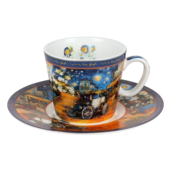 Filiżanka espresso - Inspirowana malarstwem V. Van Gogh (CARMANI)