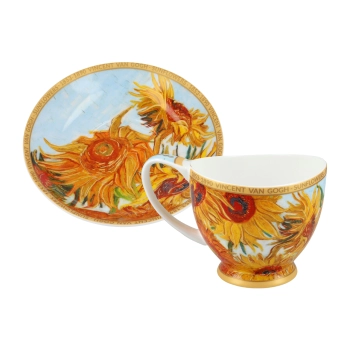 Filiżanka Big Vanessa - V. van Gogh, Słoneczniki (CARMANI)