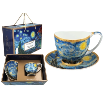 Filiżanka Big Vanessa - V. van Gogh, Gwiaździsta Noc (CARMANI)