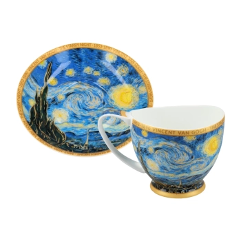 Filiżanka Big Vanessa - V. van Gogh, Gwiaździsta Noc (CARMANI)