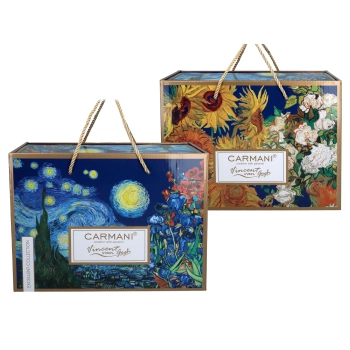 Filiżanka Big Vanessa - V. van Gogh, Kwitnący Migdałowiec, srebrny (CARMANI)