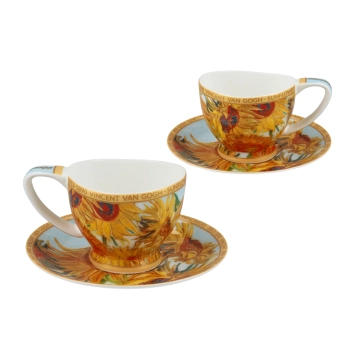 Filiżanka espresso Vanessa - V. van Gogh, Słoneczniki (CARMANI)