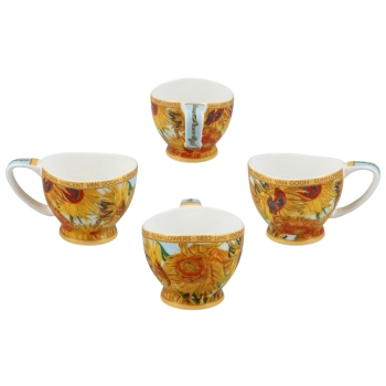 Filiżanka espresso Vanessa - V. van Gogh, Słoneczniki (CARMANI)