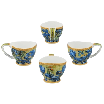Filiżanka espresso Vanessa - V. van Gogh, Irysy (CARMANI)