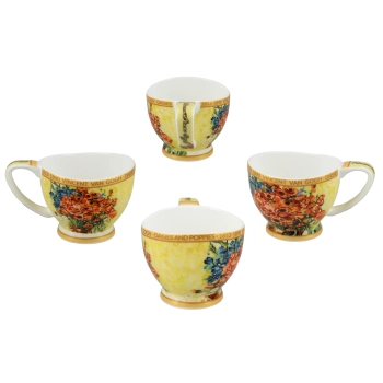 Filiżanka espresso Vanessa - V. van Gogh, Czerwone maki i stokrotki (CARMANI)