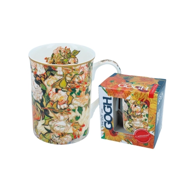 Kubek Classic New - V. van Gogh, Wazon z różami (CARMANI)