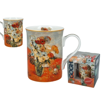 Kubek Classic New - V. van Gogh, Róże i zawilce (CARMANI)