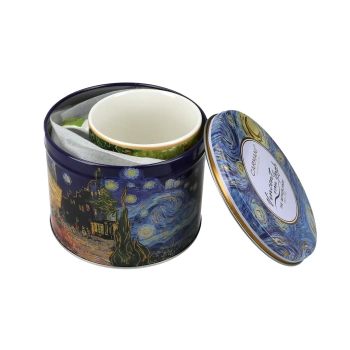 Kubek w puszce - V. van Gogh, Irysy (CARMANI)