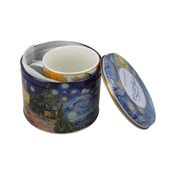Kubek w puszce - V. van Gogh, Słoneczniki (CARMANI)