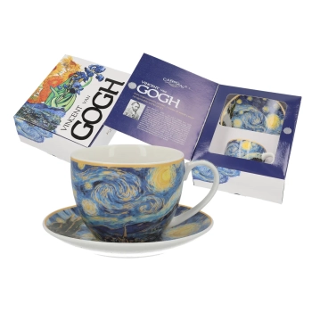 Filiżanka ze spodkiem - V. van Gogh, Gwiaździsta noc (CARMANI)