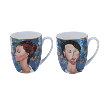 Kpl. 2 kubków - A. Modigliani, Lunia Czechowska i Leopold Zborowski (CARMANI)
