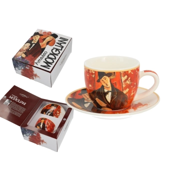 Filiżanka espresso ze spodkiem - A. Modigliani, Mario Varvogli (CARMANI)