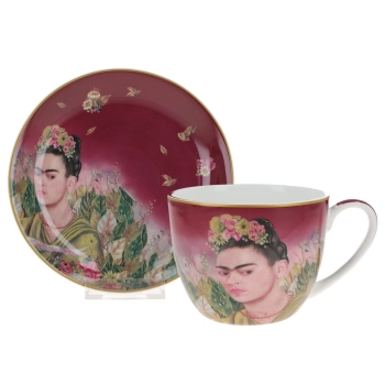 Filiżanka śniadaniowa - F. Kahlo, autoportret (CARMANI)