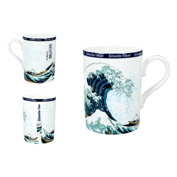Kubek - Hokusai Katsushika, Wielka fala w Kanagawie (CARMANI)