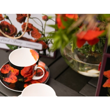 Kpl. 2 filiżanek ze spodkami - Floral story (CARMANI)