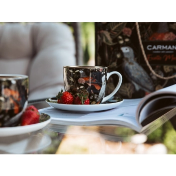 Kpl. 2 filiżanek ze spodkami - Exotic mood (CARMANI)