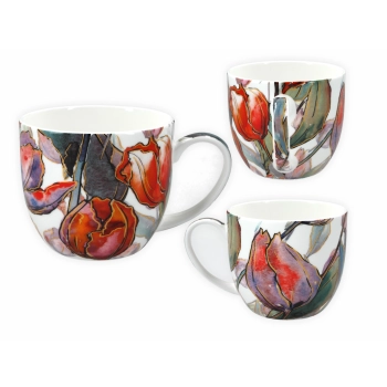 Filiżanka ze spodkiem - Floral Story (CARMANI)