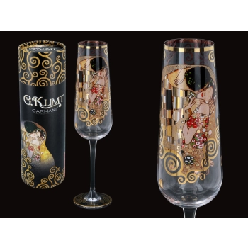 Kieliszek do szampana - G. Klimt, Pocałunek (CARMANI)