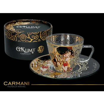 Filiżanka espresso - G. Klimt. Pocałunek (CARMANI)