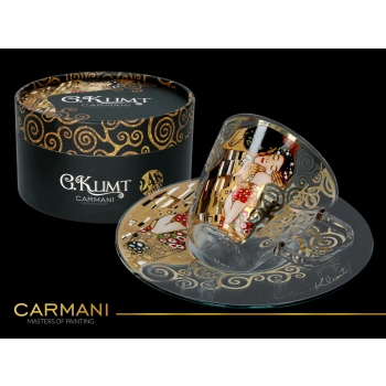 Filiżanka espresso - G. Klimt. Pocałunek (CARMANI)