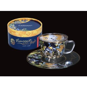Filiżanka espresso - V. Van Gogh. Irysy (CARMANI)