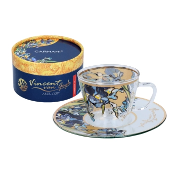 Filiżanka espresso - V. Van Gogh. Irysy (CARMANI)