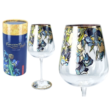 Kieliszek do wina - V. Van Gogh. Irysy (CARMANI)