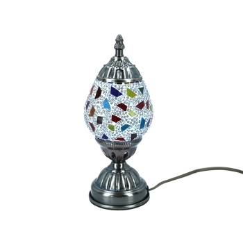 Lampa stołowa - klosz pojedynczy, wielokolorowy